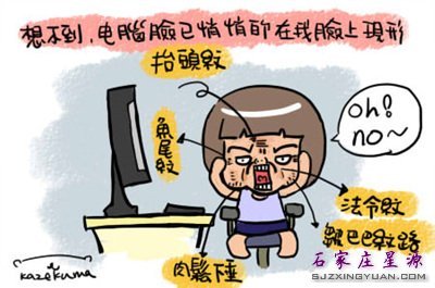 症状一:眼周纹、抬头纹